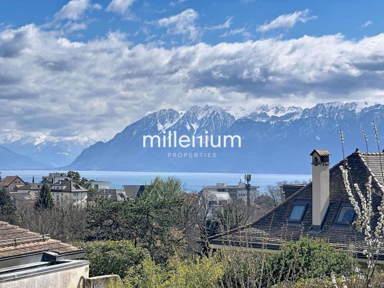 Bel appartement avec jardin et vue lac à Lausanne