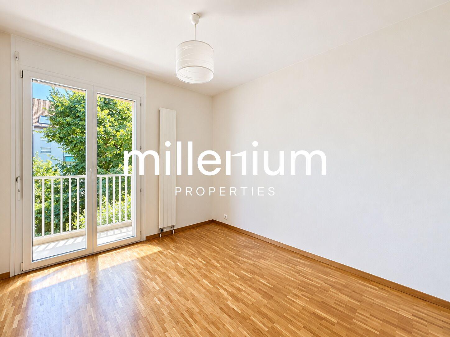 Appartement familial avec balcons au cœur de Bernex