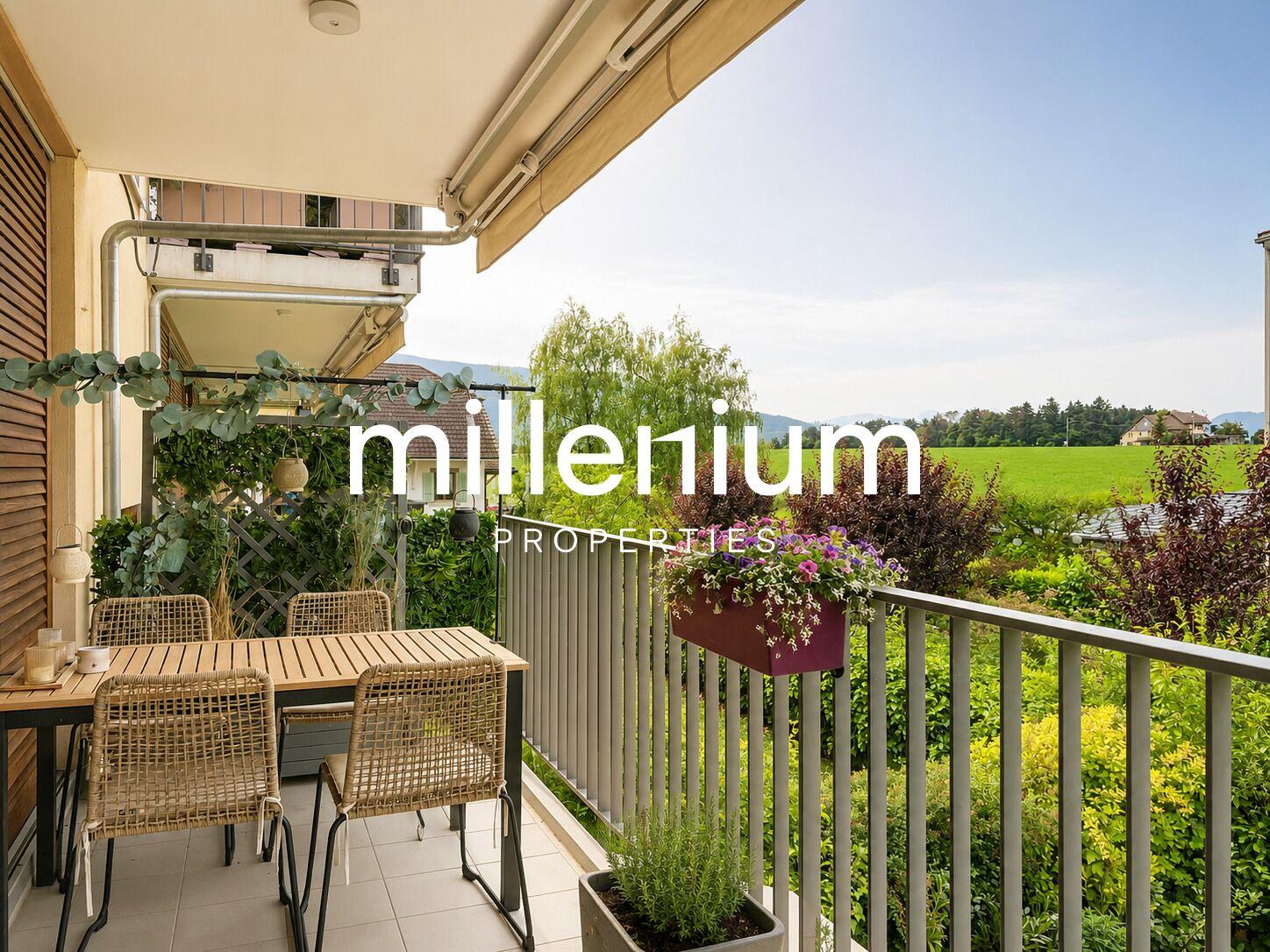 Magnifique appartement meublé de standing de 4 pièces avec terrasse