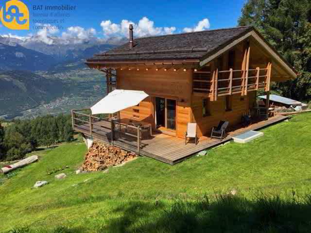 Urlaubsmiete - Prächtiges Chalet in Nax