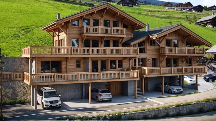 Appartement 4.5 pièces dans un chalet neuf à Val-d'Illiez