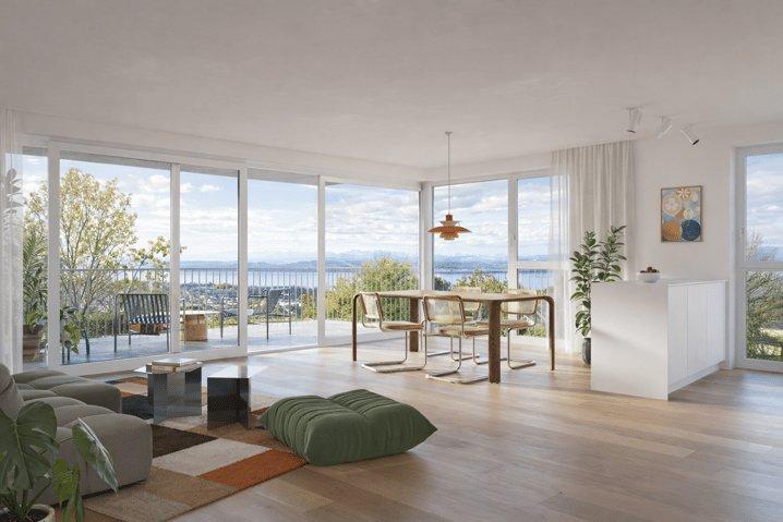Nouveau projet à St-Blaise - 4.5 pièces avec vue lac