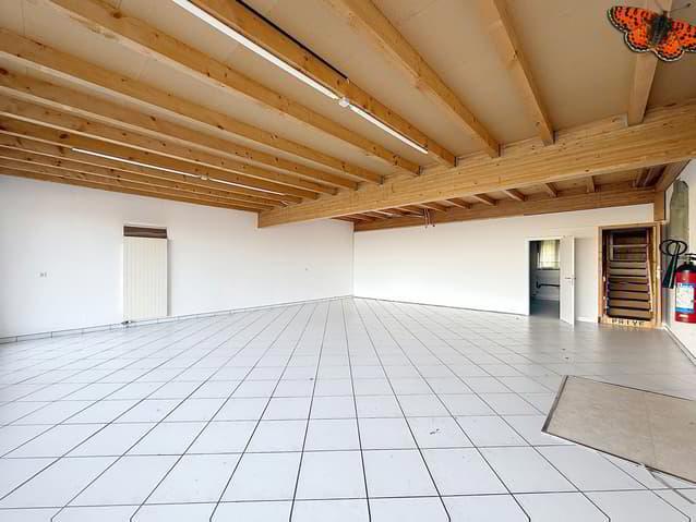 Loft avec surface commerciale au rez