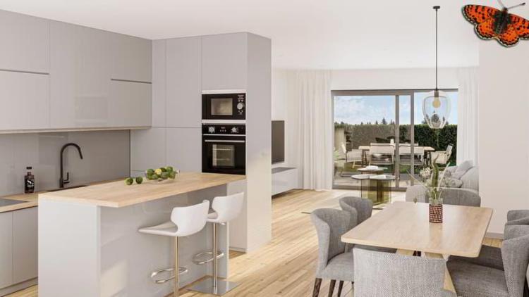 Maison neuve de 3,5 pièces au centre d'Épendes