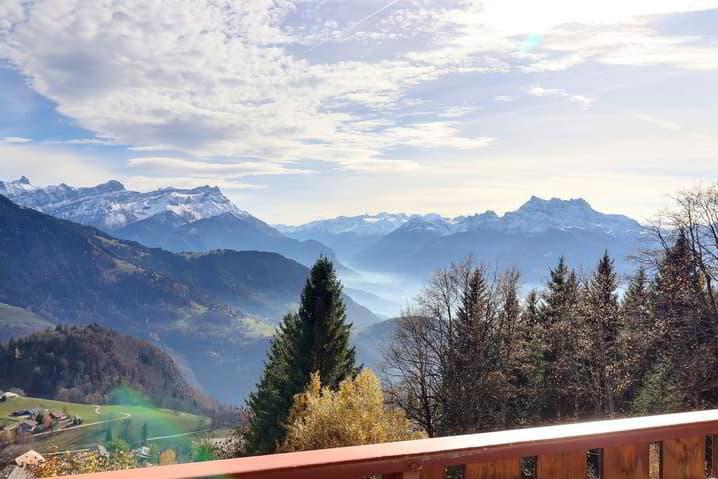 Véritable perle à Leysin avec vue imprenable sur les Alpes.