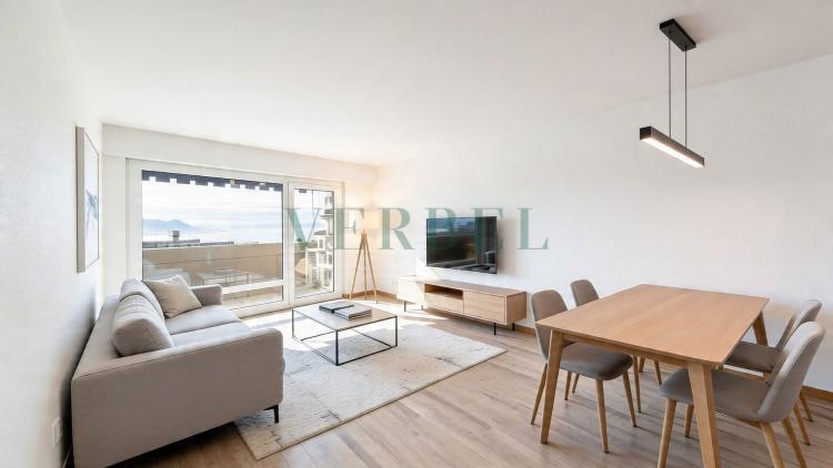 Bel appartement rénové de 3.5 pièces avec magnifique vue sur le lac