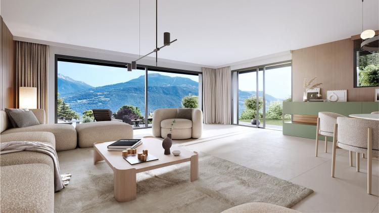 SPLENDIDE VILLA CONTEMPORAINE 5.5 PCES A PLAN-CONTHEY