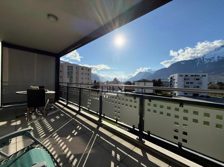 Appartement 3,5 pièces avec terrasse sud-ouest au 2ème étage à Conthey