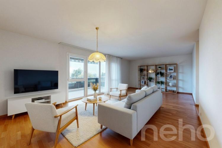 Bel appartement de 4,5 pièces avec vue panoramique au c?ur de Bursins