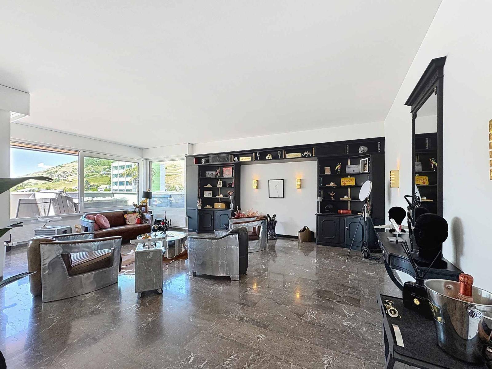 Attique duplex avec terrasse panoramique-Résidence secondaire