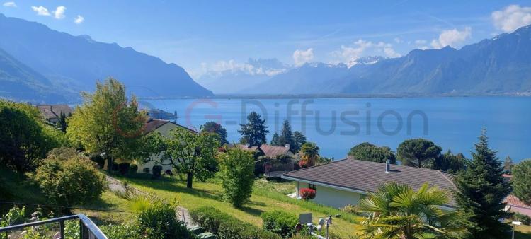 Maison avec vue imprenable sur le lac Léman à Clarens off-market