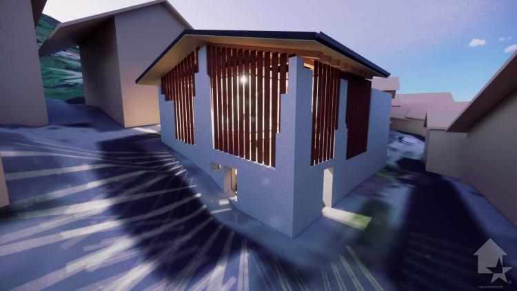 Grange à rénover avec projet de construction