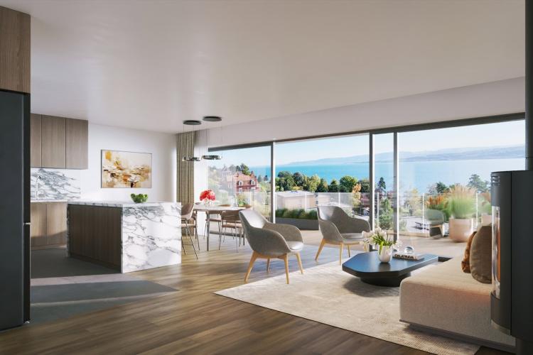 Apartment for sale, rue des Colombaires (Grandson, Switzerland)