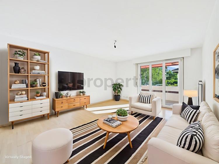 Charmant appartement de 3.5 pièces à Fully avec vue magnifique