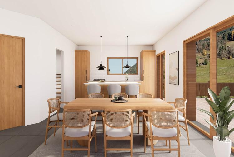 Wohnung 4.5 Zimmer in einem neuen Chalet in Val-d'Illiez