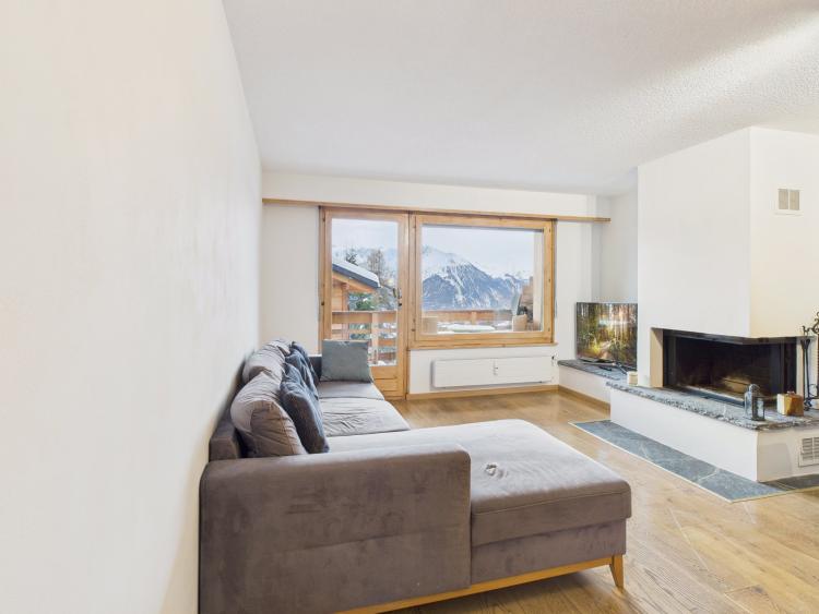 Chic 3.5 pièces - appartement meublé avec vue sur les montagnes à Verbier