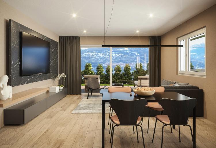 Neue PPE in Savièse - Neues Appartement mit hohem Standard und Aussicht