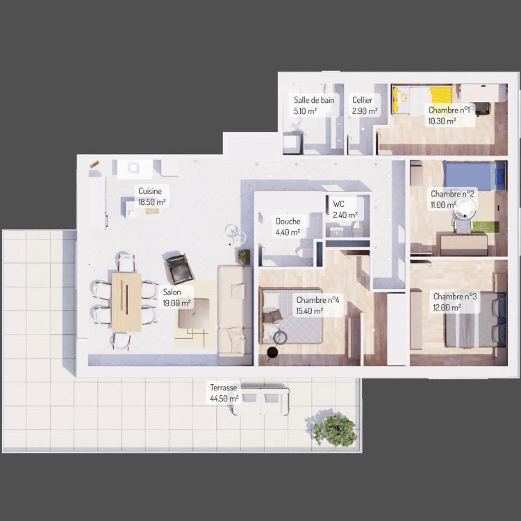 Apartment for sale, Rue Crêt-Debély 21 (Val-de-Ruz, Switzerland)