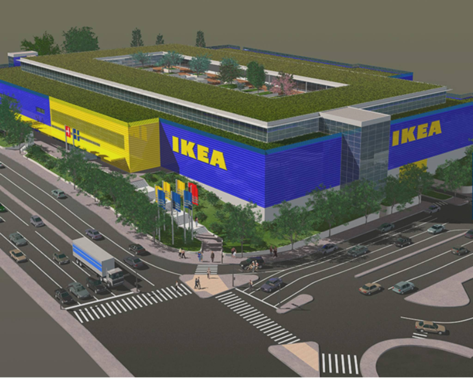 Vernier - 1393 m2 en attique - Immeuble IKEA