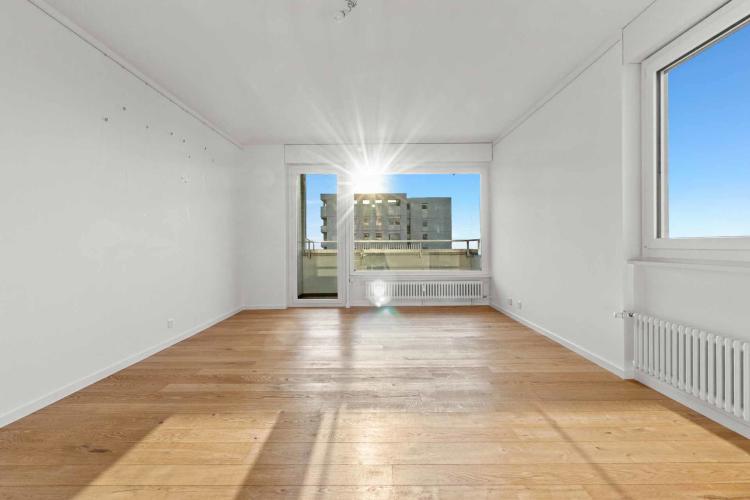 Appartement 4.5 pièces rénové avec balcon et vue panoramique sur le lac