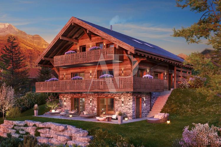 Magnificent construciton d'un nouveau Chalet