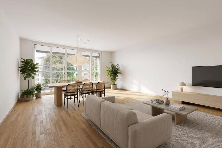 3.5 pièces neufs de 70m² avec balcon