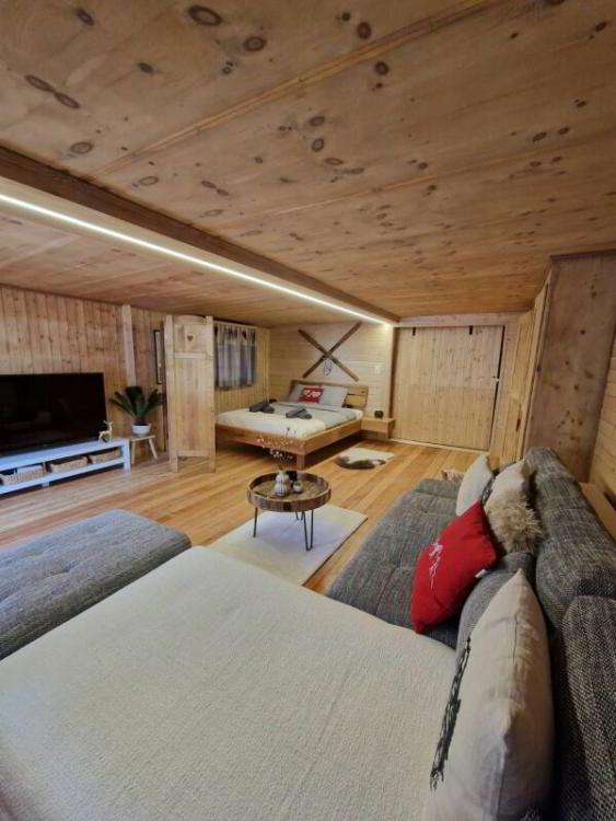 Superbe appartement entièrement rénové avec goût e cachet de 2,5 pièces au coeur d'Évolène