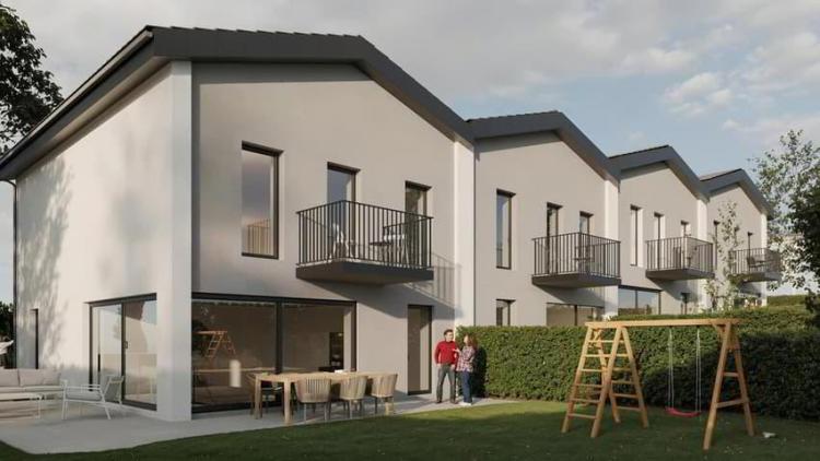 Gletterens Villa contigüe de 5.5 pièces Vue dégagée sur la campagne