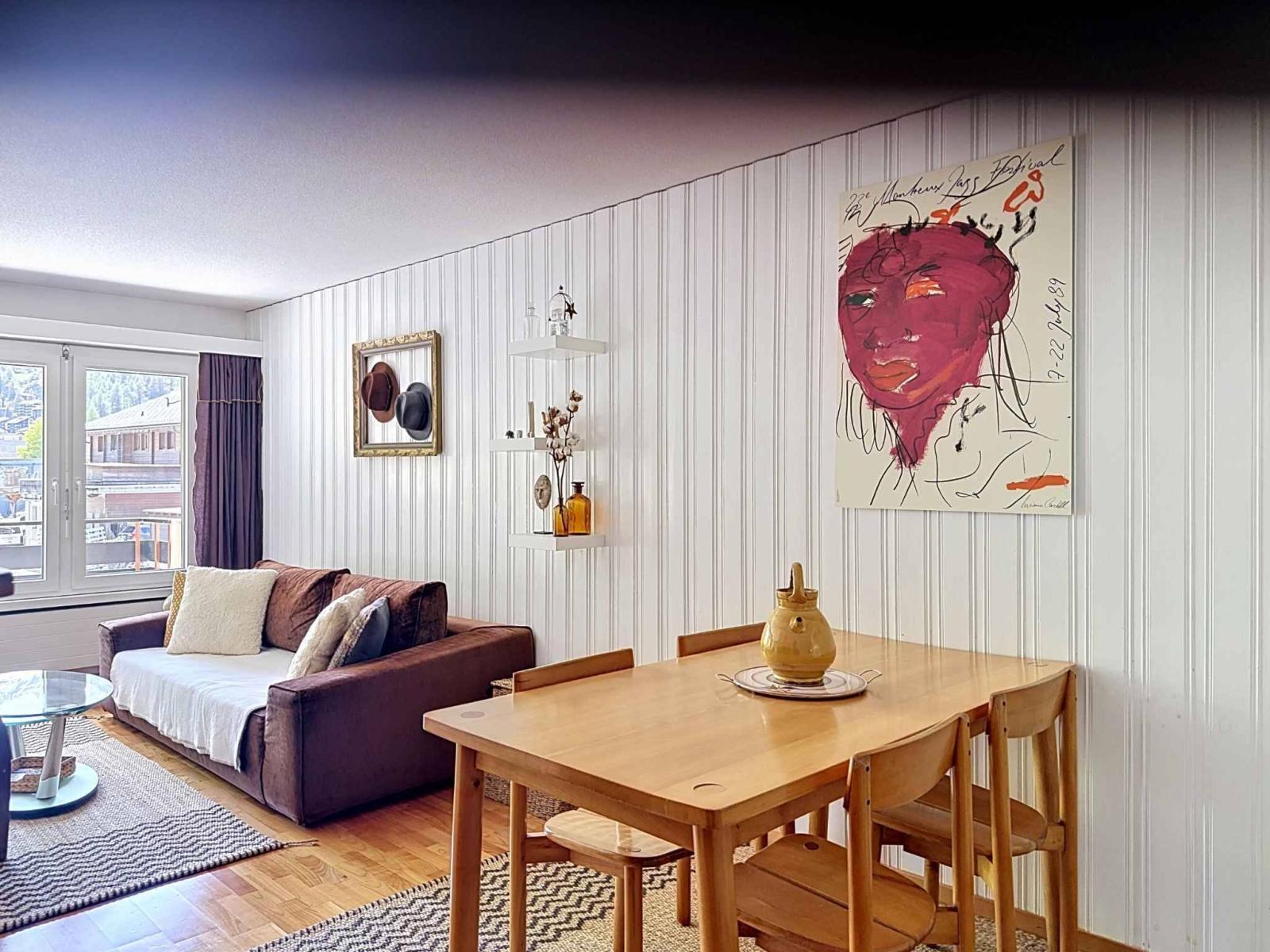 Appartement de 3,5 pièces résidence secondaire avec vue Cervin.