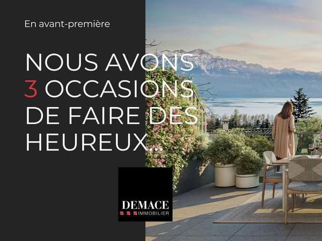 3 villas neuves vendues sur plans
