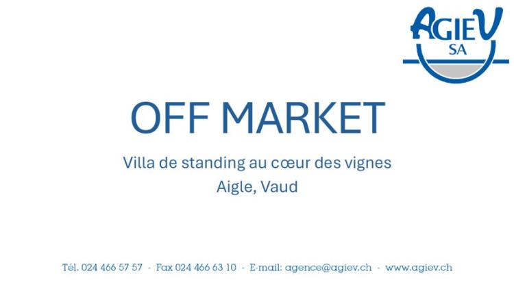 Villa de standing au cour des vignes
