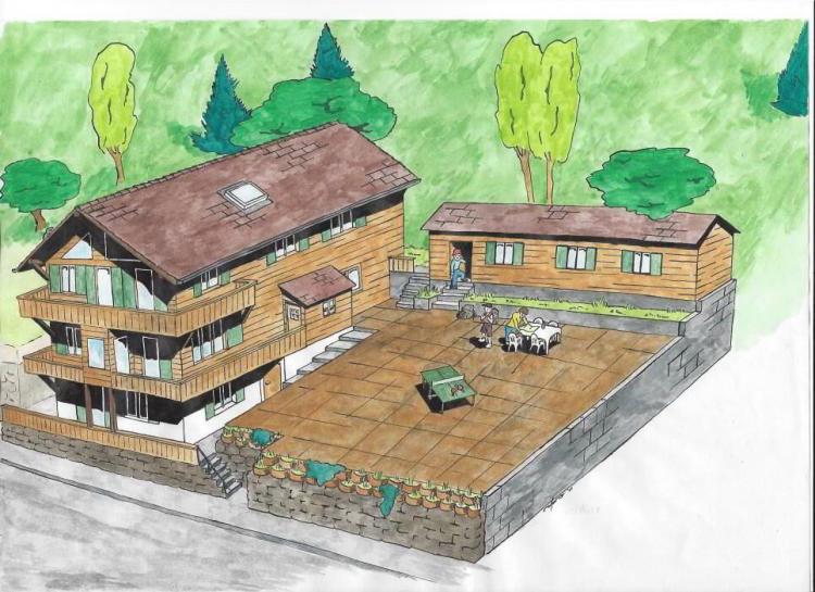Du propriétaire : Ancien Chalet locatif à transformer à Arveyes / Villars-sur-Ollon pouvant atteindre 6 appartements