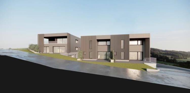 St-Aubin, à vendre, villa mitoyenne de 148 m2, terrain de 375 m2