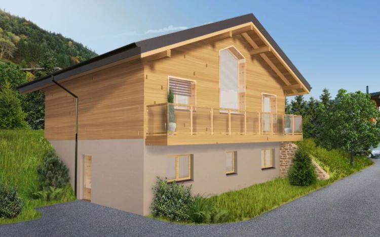 Chalet à bâtir à Chenarlier (Troistorrents)