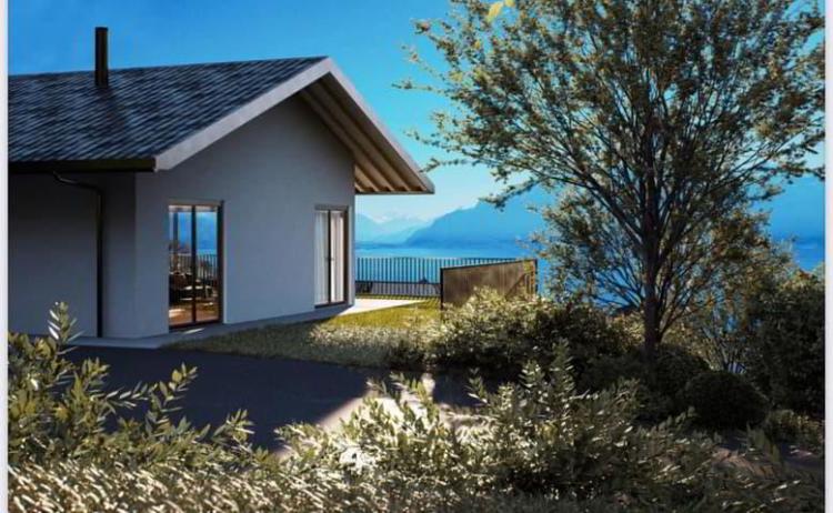 Magnifique villa mitoyenne neuve de 6,5 pièces à Chexbres avec vue lac.