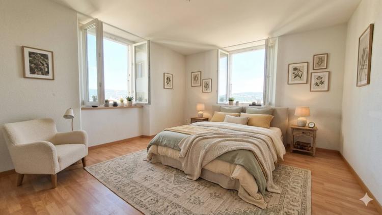 Lumineux appartement de 3.5 pièces, cuisine et salle de bains neuves - 1er loyer offert