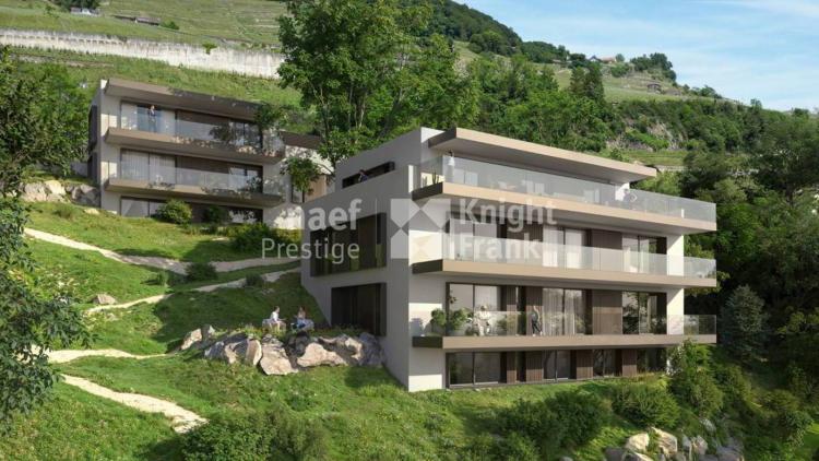 Appartement neuf de 6.5 pièces en duplex avec une vue panoramique sur le lac