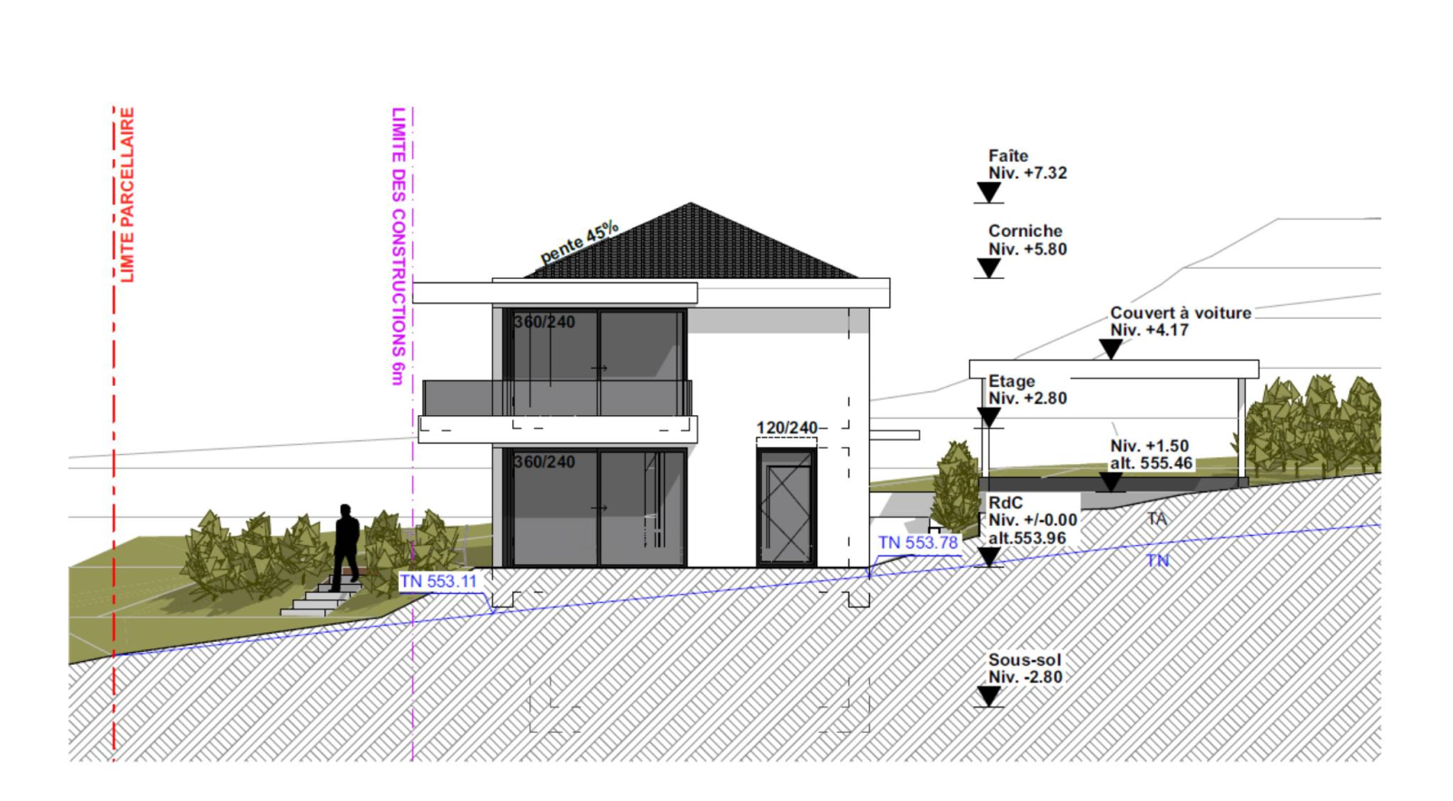 Villa individuelle de standing sur plan - NEUVE