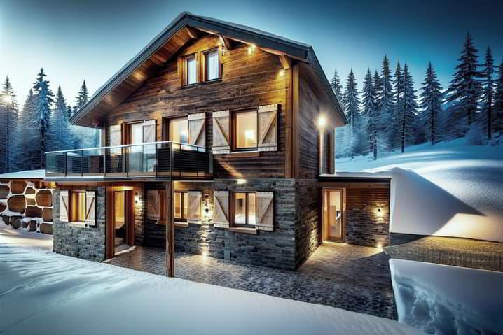 Projet exclusif de rénovation complète d'un chalet à 15 min à pied du...