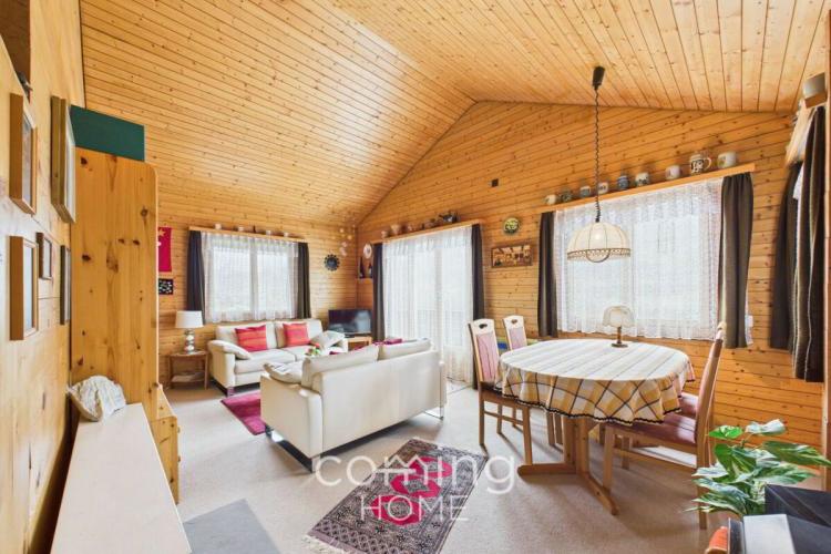 Chalet mit 2×3.5-Zi.-Wohnungen & Panorama-Bergsicht - Zweitwohnsitz im Lötschental VS