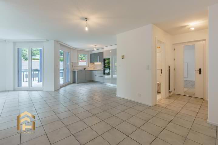 Idyllische 4.5-Zimmerwohnung mit Garten in Agarn