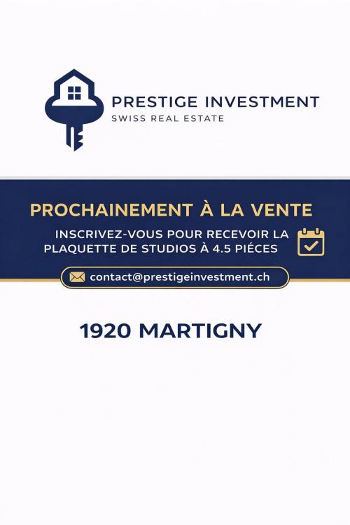 Nouveau projet à Martigny