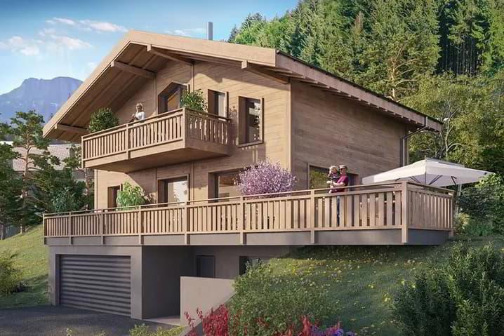 Magnifique chalet de 4.5 pièces à construire - Jaun