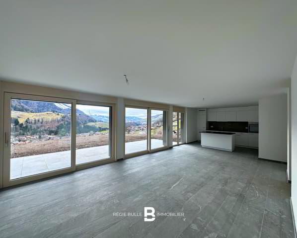 Charmey - Magnifique appartement de 4.5 pièces au rez-de-chaussée