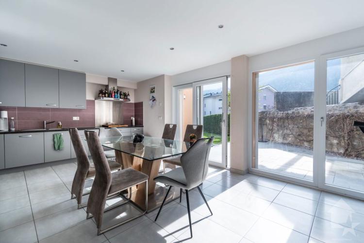 Massongex, appartement 3.5 pièces au rez-de-chaussée