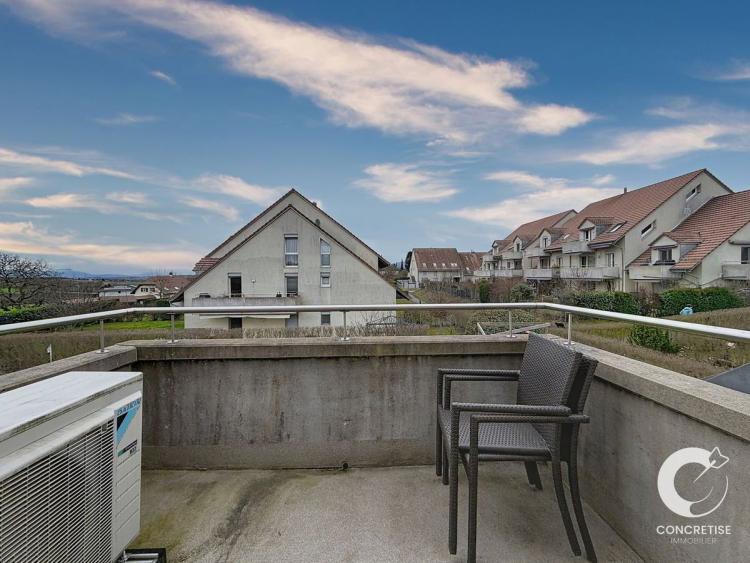 Duplex avec jardin et vue Alpes / Mont-Blanc - Daillens