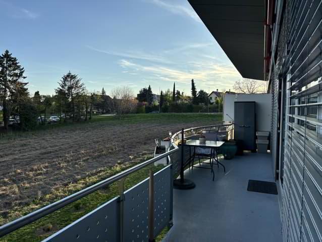 3.5 pièces lumineux avec vue dégagée sur les champs