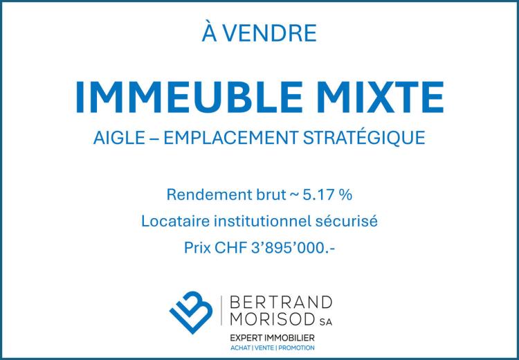 House for sale, EMPLACEMENT STRATÉGIQUE (Aigle, Switzerland)