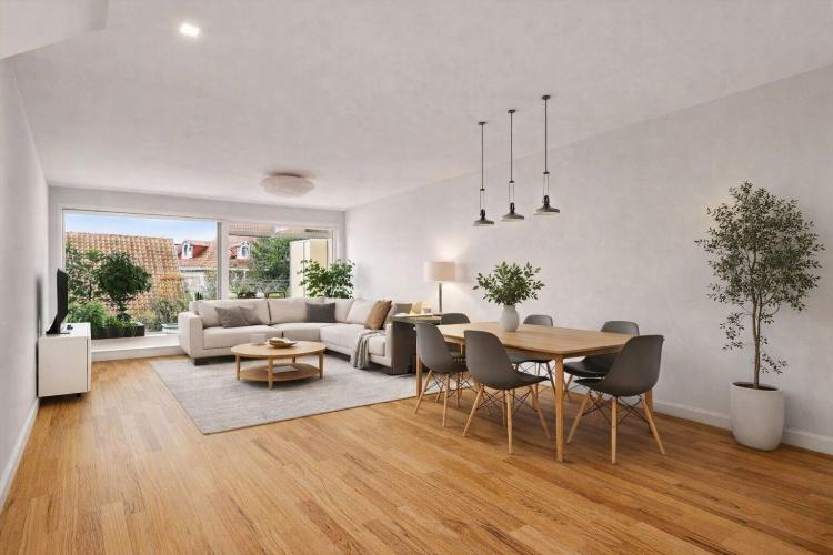 Duplex type loft avec grande terrasse et proche du lac