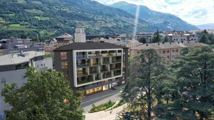 Mehrere 3.5 Zimmer-Wohnungen zur Verkauf in einer neuen "Aubépines22"-Entwicklung in Sion